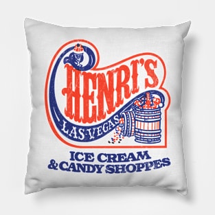 Henri's Las Vegas - Retro Aesthetic Pillow