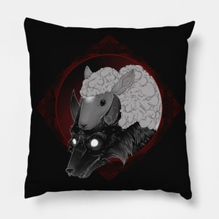 wolf in sheep clothing Pillow