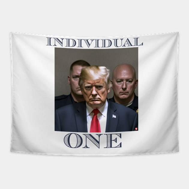 Donald Trump Individual One Tapestry by TeeLabs