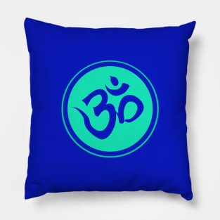 Spiritual Om Symbol Sacred Mantra Pillow