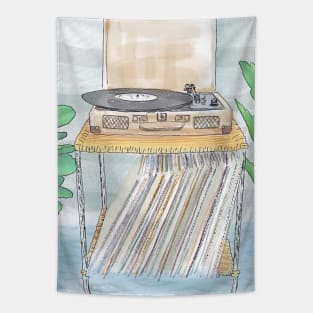 BossaNova Vinyl Day Tapestry