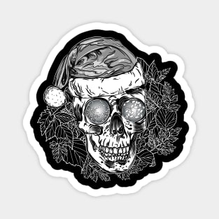 Xmas Skull Magnet