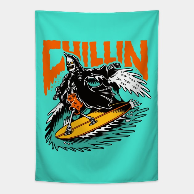 Chillin Tapestry by Joe Tamponi