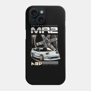 Veleg TE37 on Toyota MR2 Phone Case