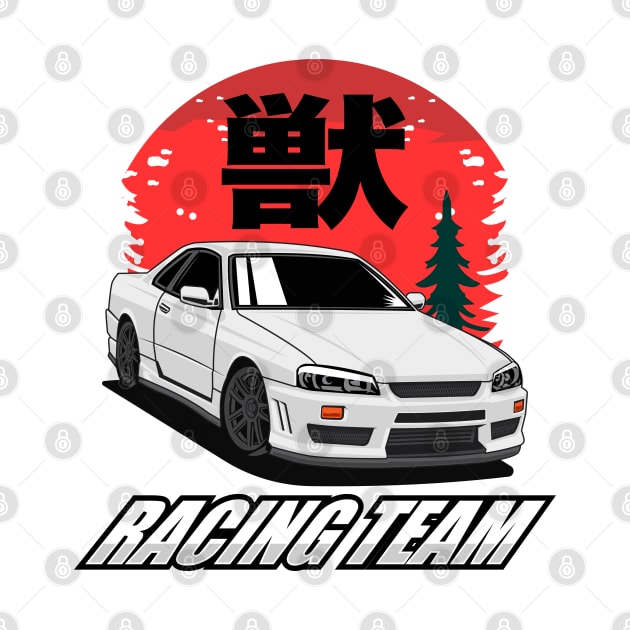 JDM R34 Skyline by Car_Designer