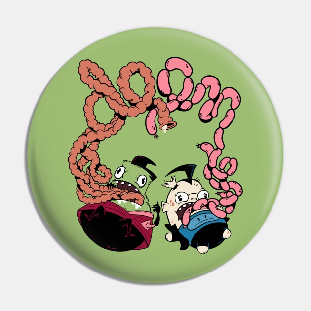 Invader Zim Bologna Harvest Pin by mikeroyerdesign