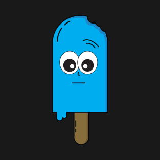 ice cream blue cartoon T-Shirt