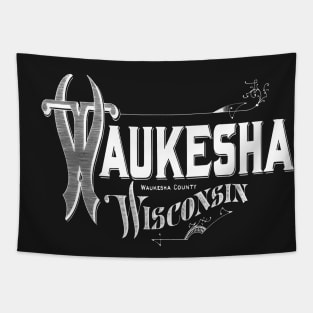 Vintage Waukesha, WI Tapestry