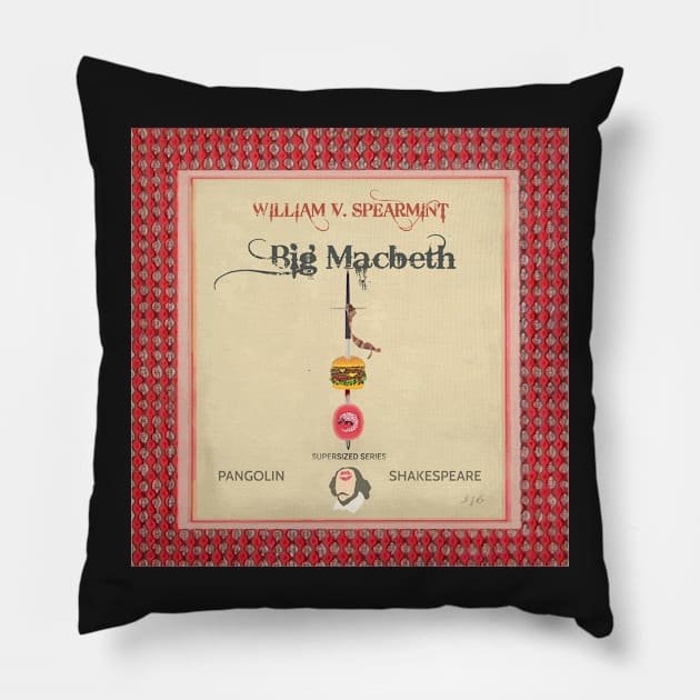 Big Macbeth - coaster Pillow by BenCowanArt
