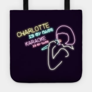 Charlotte, The Karaoke Master Tote