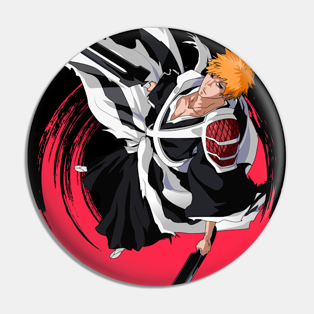 Bleach, 5x Pins - Personagens Chibi