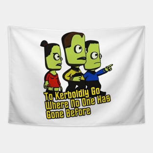 Kerbal Space Program To Kerboldly Go Tapestry