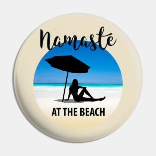 Namaste At The Beach Pin