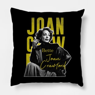 Bette Smoking - joan crawford Pillow
