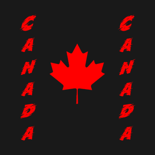 Canada Maple Leaf Proud Canadian Gift T-Shirt