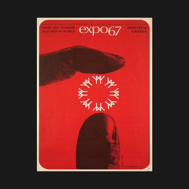 Montreal Expo67 Vintage Poster by J0k3rx3