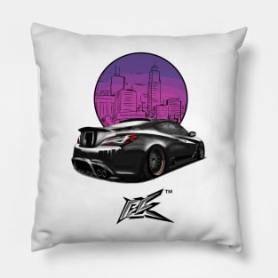 hyundai genesis coupe black Pillow