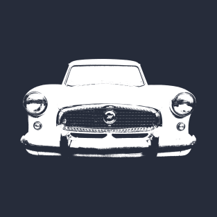 Nash Metropolitan 1950s classic car monoblock white T-Shirt