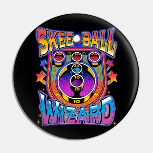 Skee Ball Wizard Pin