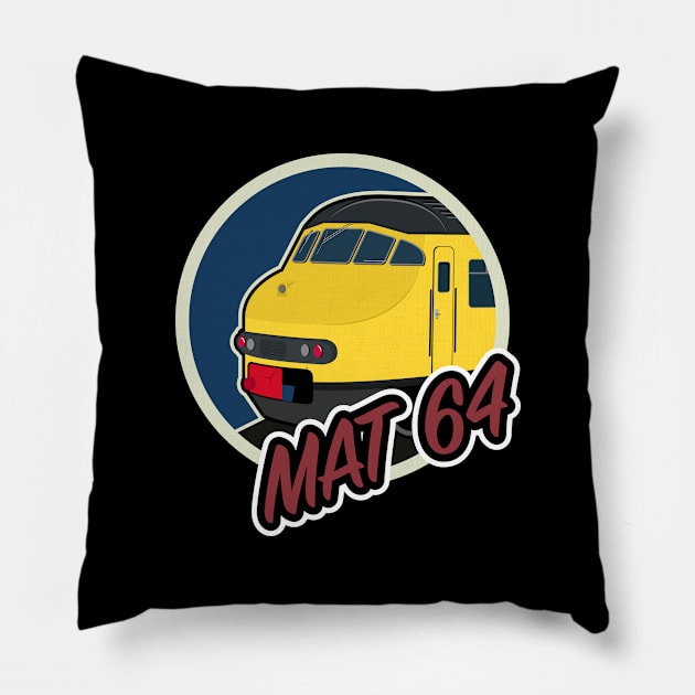 NS MAT 64 Pillow by MILIVECTOR