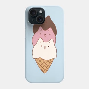 Cute Ice cream cat Phone Case