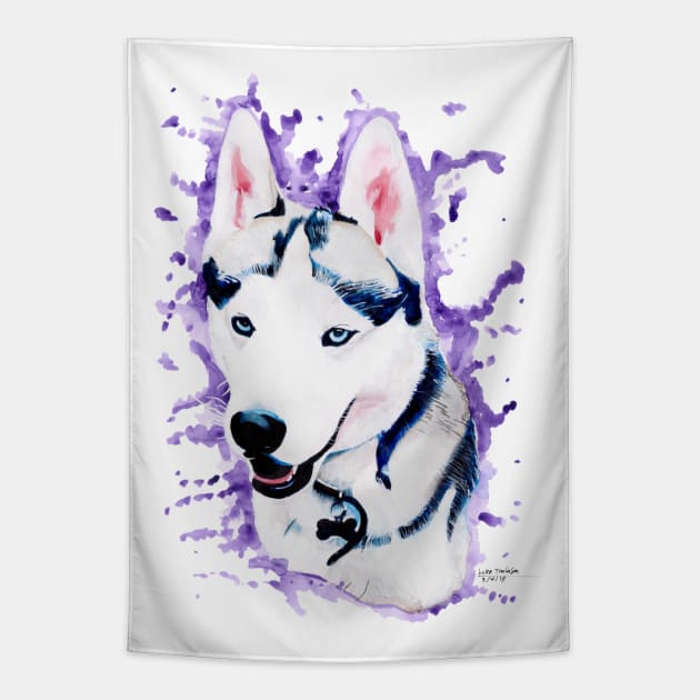 Husky Tapestry by lucafon18