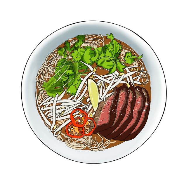 Vietnamese Beef Pho Noodles by smithandco