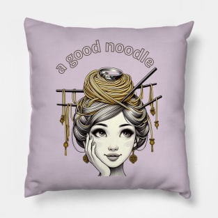 A good noodle young girl version Pillow