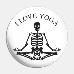 Skeletons love yoga but this was to long relax Pin