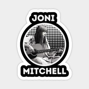 joni mitchel || white Magnet