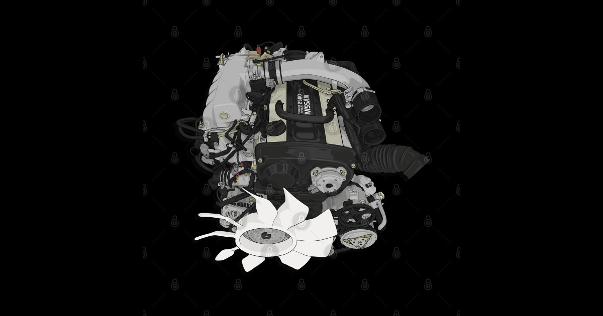 RB25 det engine - Rb25 - Sticker | TeePublic