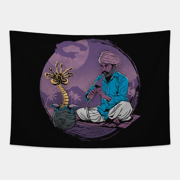 Alien Charmer Tapestry by Getsousa