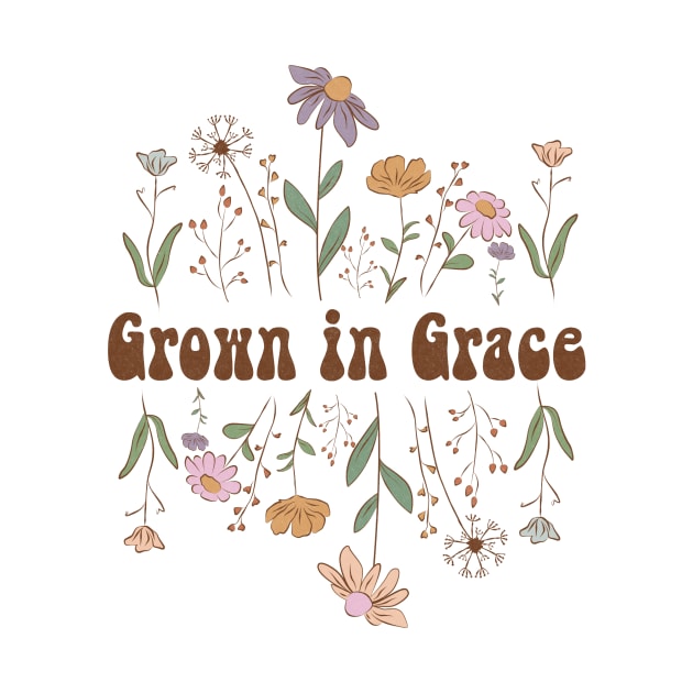 grow in grace Christian inspirational bible quote T-Shirt by Brotherintheeast