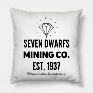 Seven Dwarfs Mining Co. Pillow