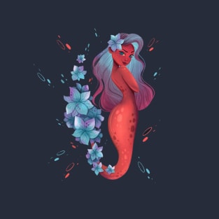 Floral Mermaid T-Shirt