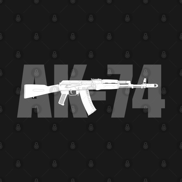 AK-74 Assault Rifle (White version) by FAawRay