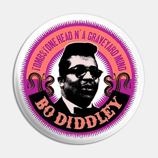 Bo Diddley Pin