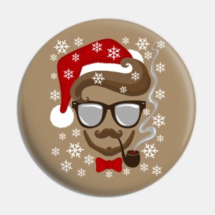 Hipster Holiday Pin