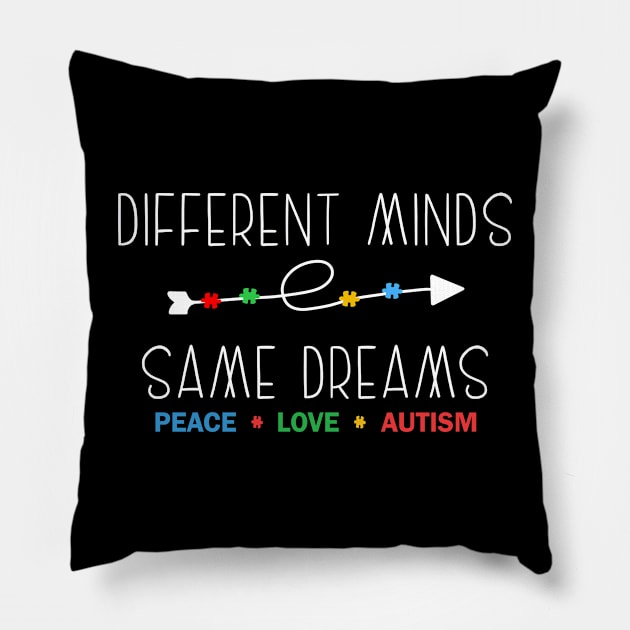 Different Minds Same Dreams Pillow by GloriaArts⭐⭐⭐⭐⭐