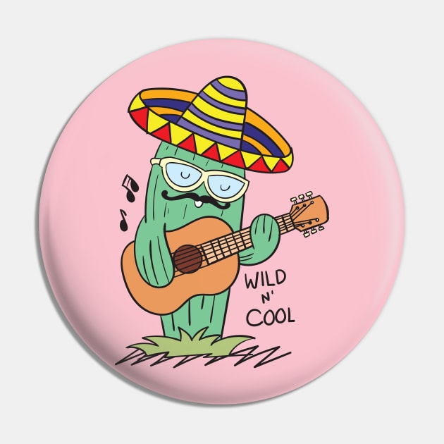 cactus playing guitar Pin by Mako Design 