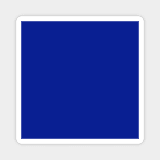 Indigo Blue Solid Color Magnet