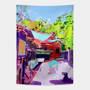 Enoshima Crow Tapestry