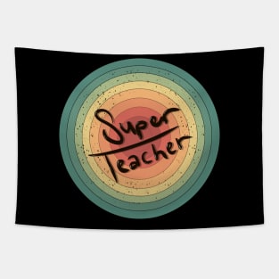 Super teacher funny Tapestry