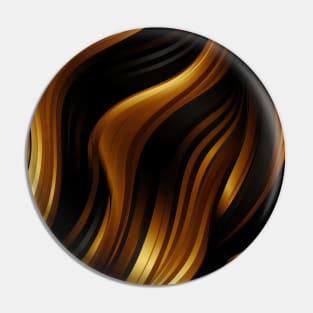 Golden Harmony: Abstract Stripes in Luxe Gold Pin