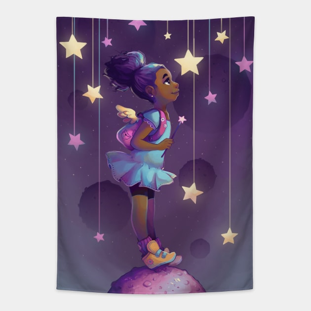 Reach for the Stars Tapestry by GDBee