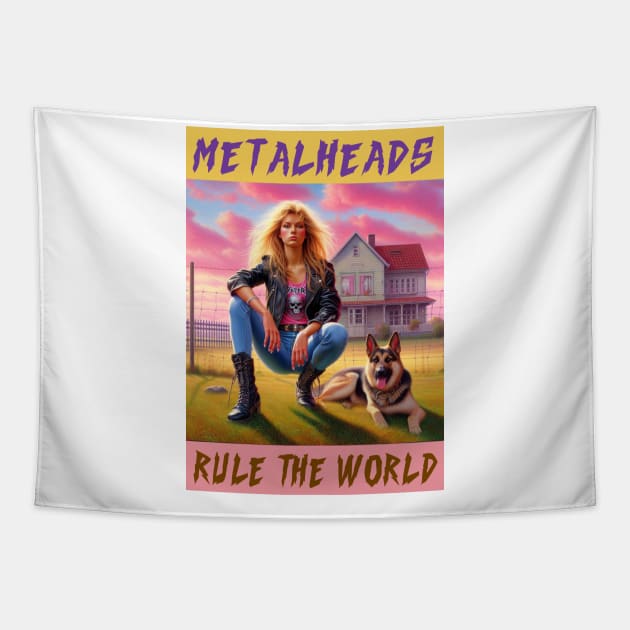 Metalheads rule the world Tapestry by Iceman_products