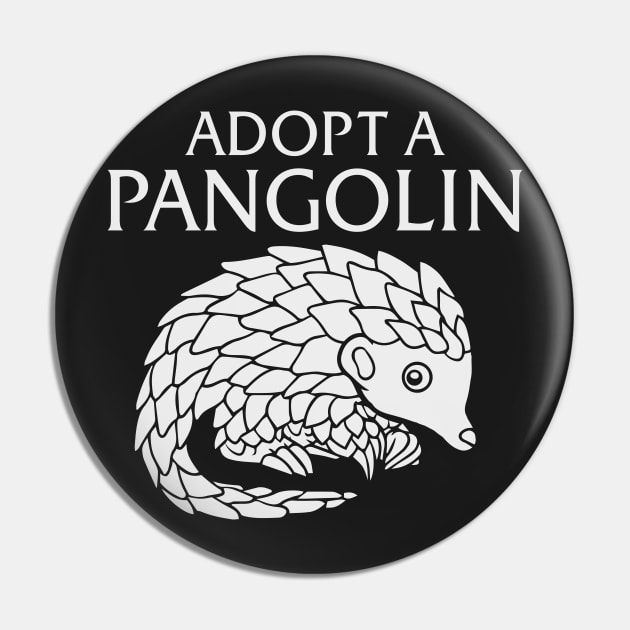 Adopt a Pangolin Pin by jumpingmaster