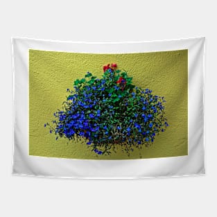 Flowers on the Wall Tapestry