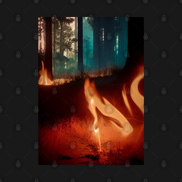 Fire In The Forest. by SALOX