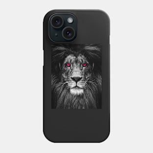 the dark lion Phone Case